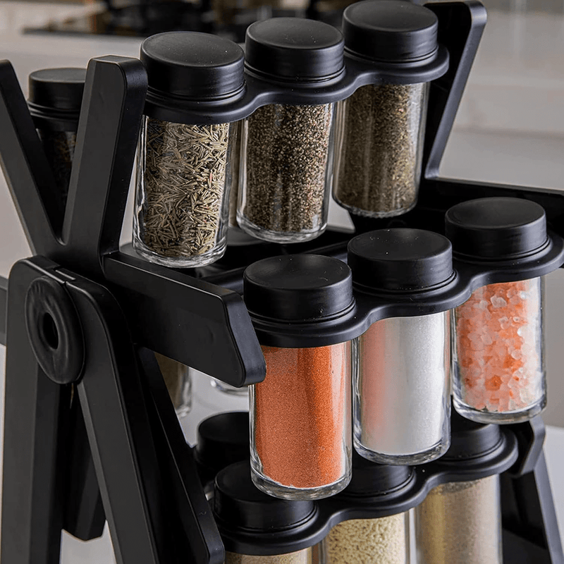 18 Jar Rotating Spice Rack | رف توابل دوّار مع 18 عبوة