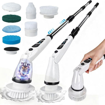 🧹✨ 3 in 1 Electric Spin Scrubber Machine  آلة تنظيف كهربائية دوارة 3 في 1 ✨🧹