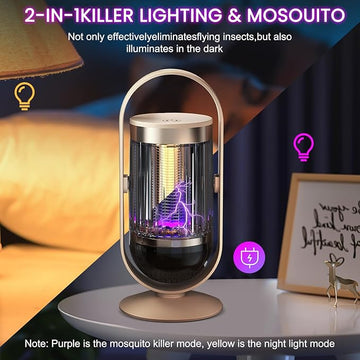 Electric Shock Mosquito Killing Lamp | مصباح صاعق كهربائي لقتل البعوض