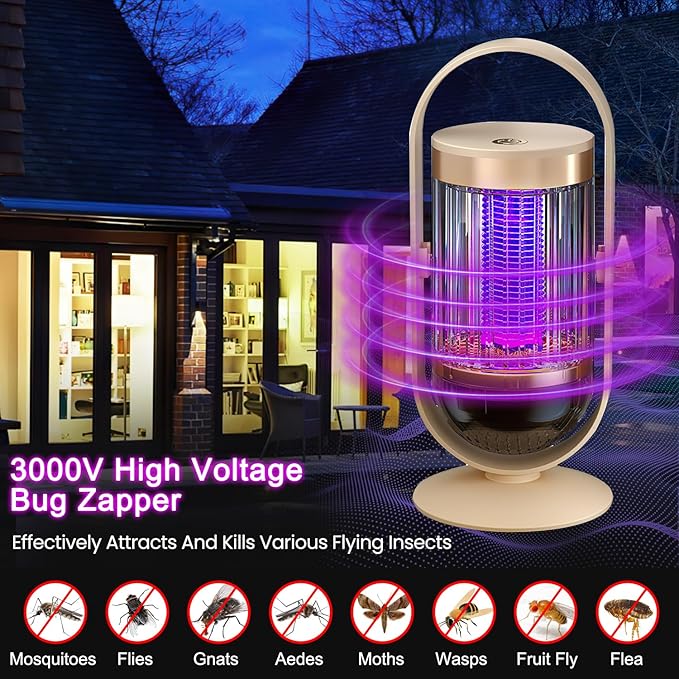 Electric Shock Mosquito Killing Lamp | مصباح صاعق كهربائي لقتل البعوض