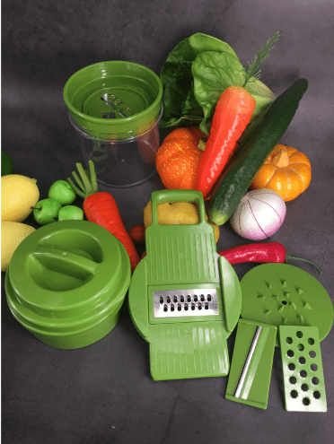 Fruit & Vegetable Grater with Storage Box مبشرة الفواكه والخضروات مع علبة تخزين